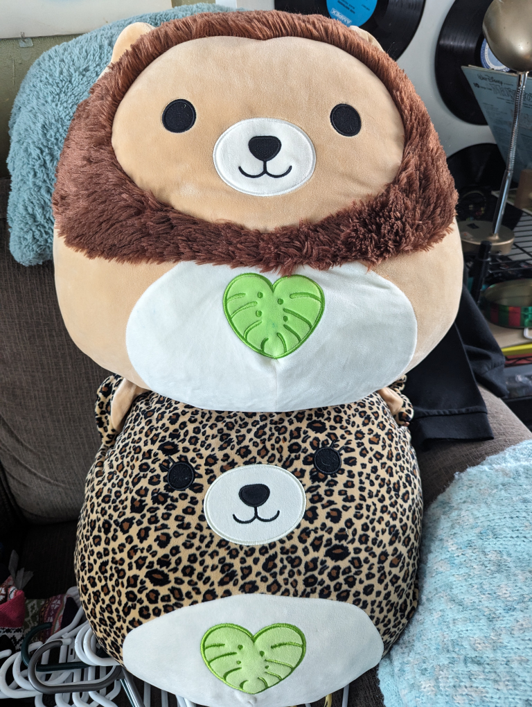 2 BIG squishmallows