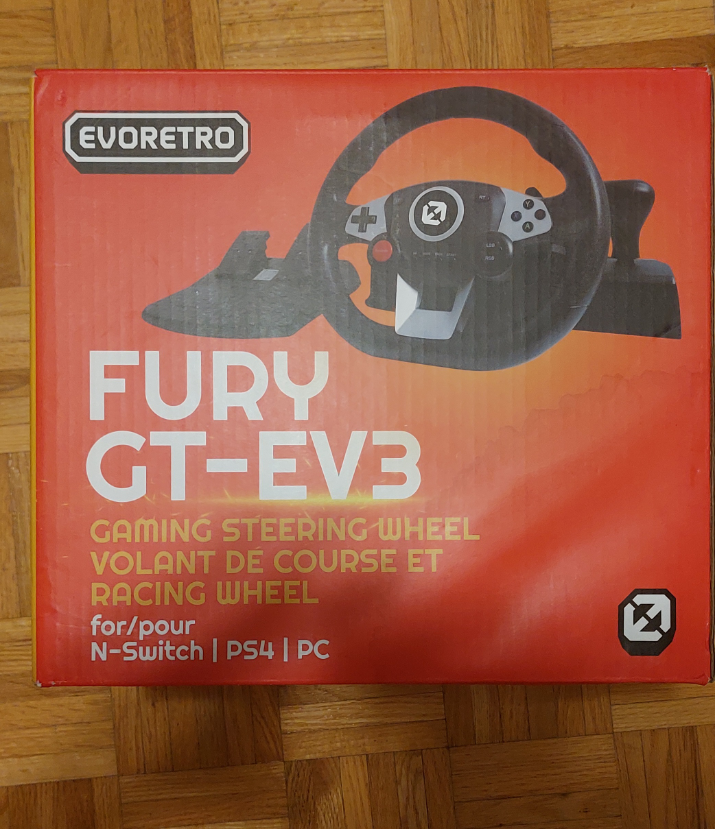 FURY GT-EV3 RACING WHEEL AND PEDAL SET image indicator(2)