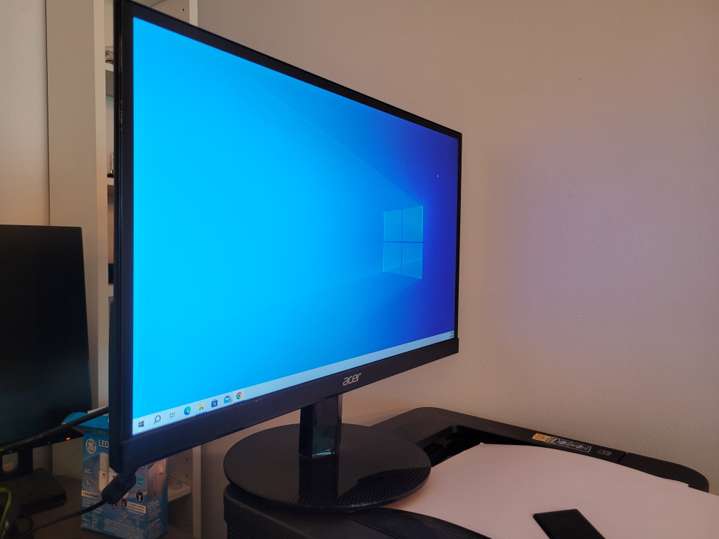 Acer 22inch monitor - HDMI full HD ultra slim thumbnail