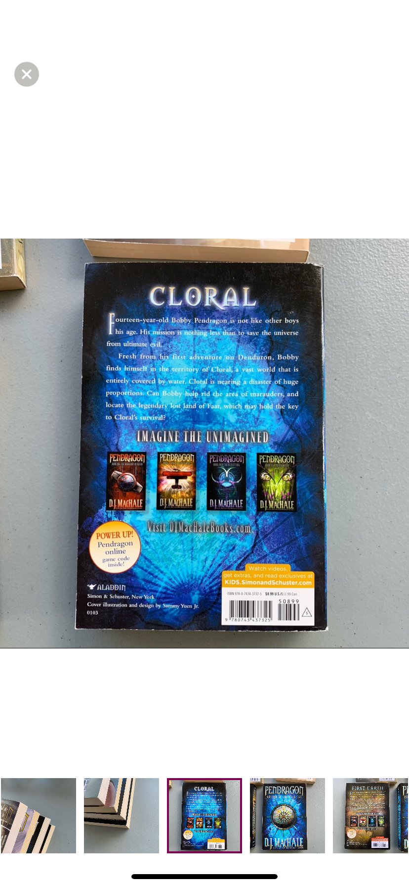 🥕Lot of Pendragon Paperback novel by D.J. MacHale🥕 image indicator(3)