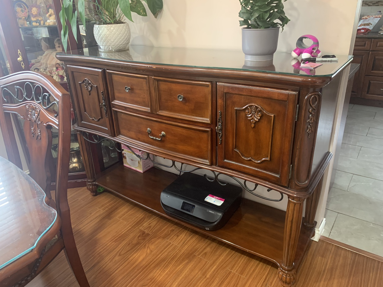 Wooden Dining Server Cabinet