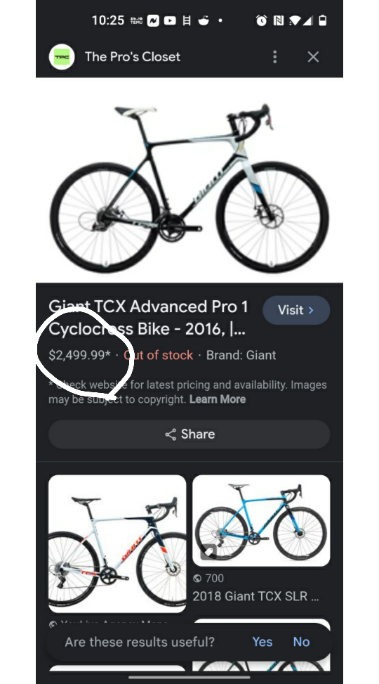 Road bicycle Giant TCx advanced pro 1 D12, 11 speed - photo 3