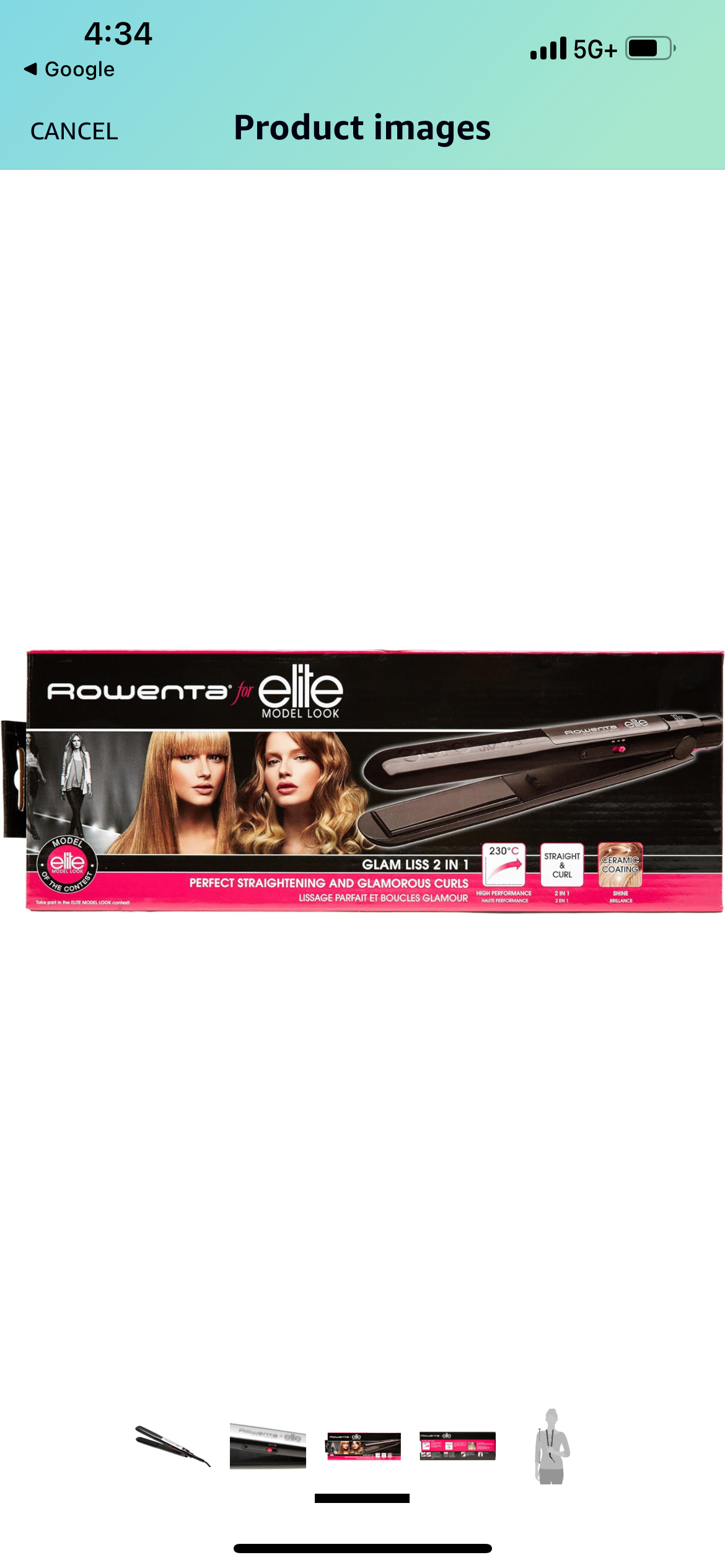 Rowenta Elite Hair Straightener - photo 3