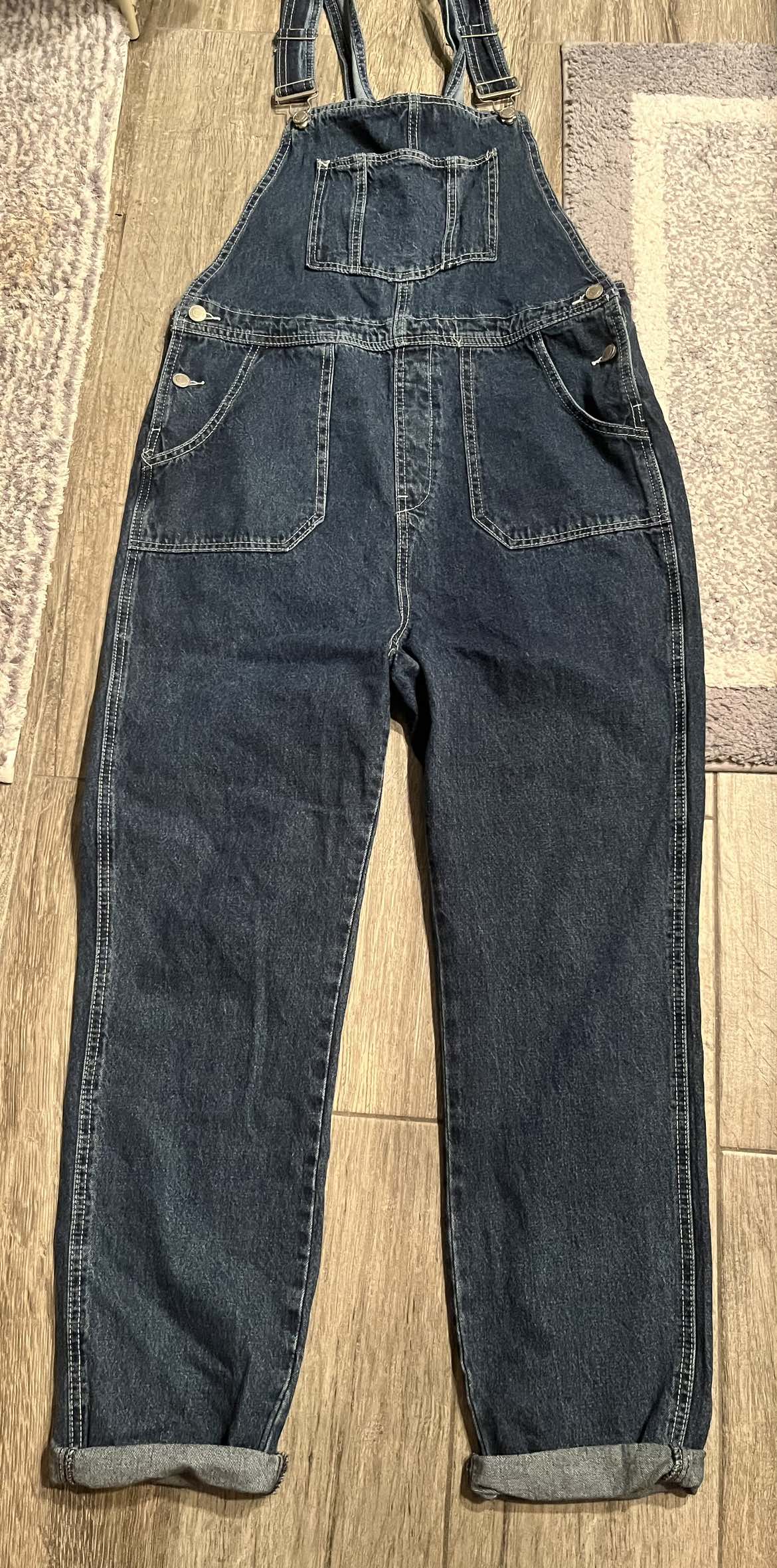 Streetwear society denim overalls thumbnail