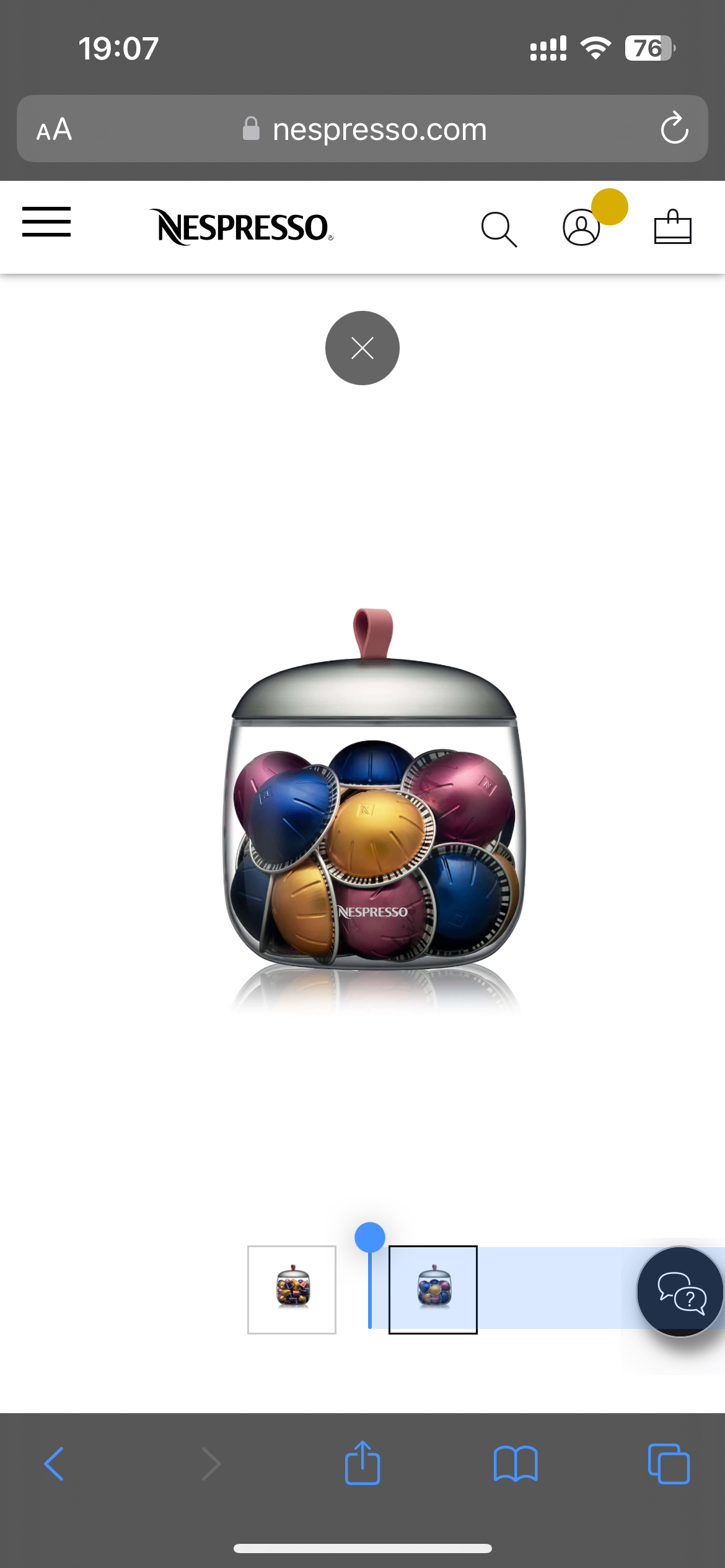 Lume Capsule Dispenser Nespresso