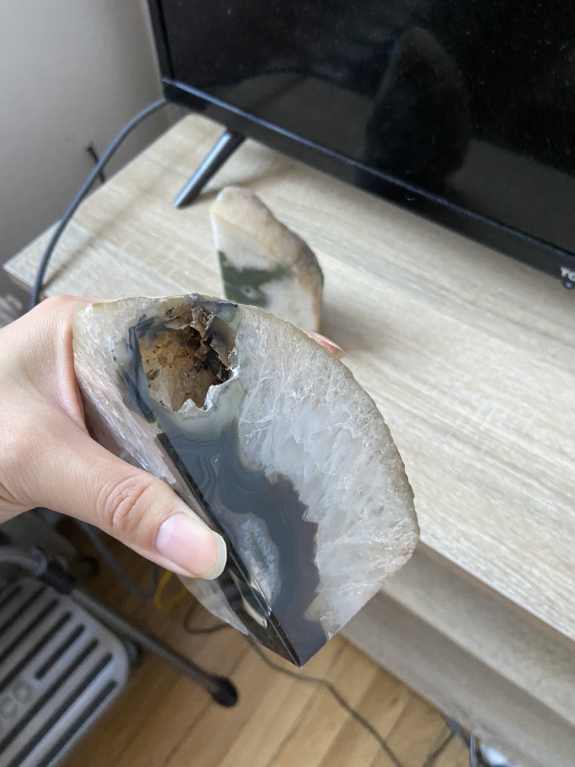 Agate Stone Bookends - photo 4