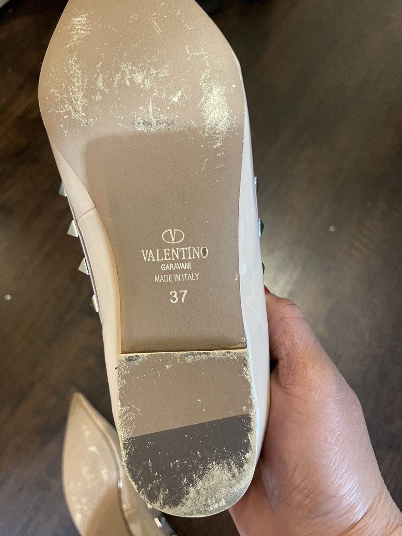 Valentino flat size 37 nude image indicator(3)