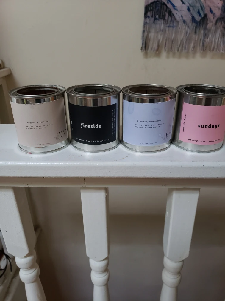 Mala scented candles, half full thumbnail