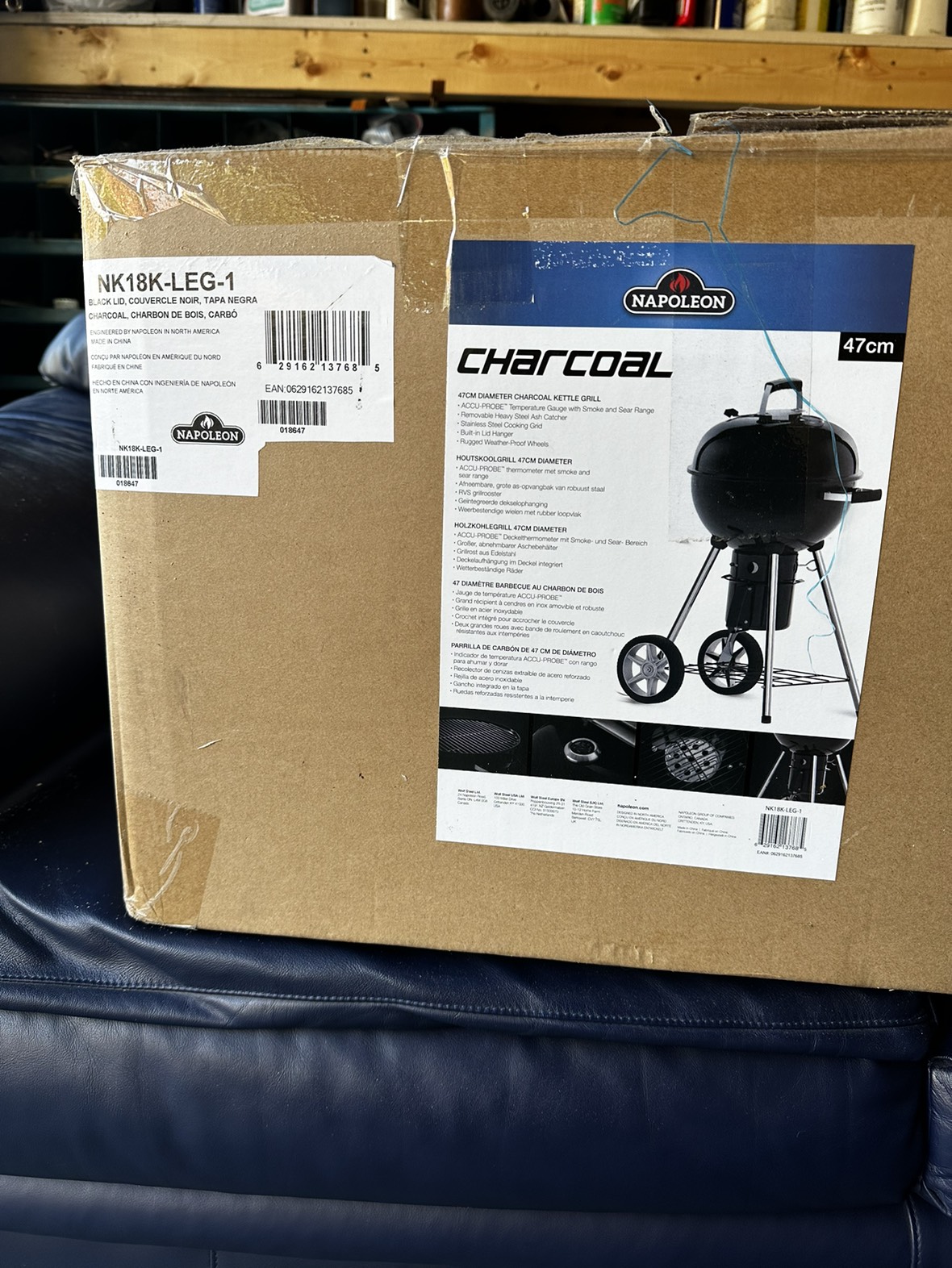 *NEW* NAPOLEON NK18 Charcoal Kettle BBQ Grill - photo 2
