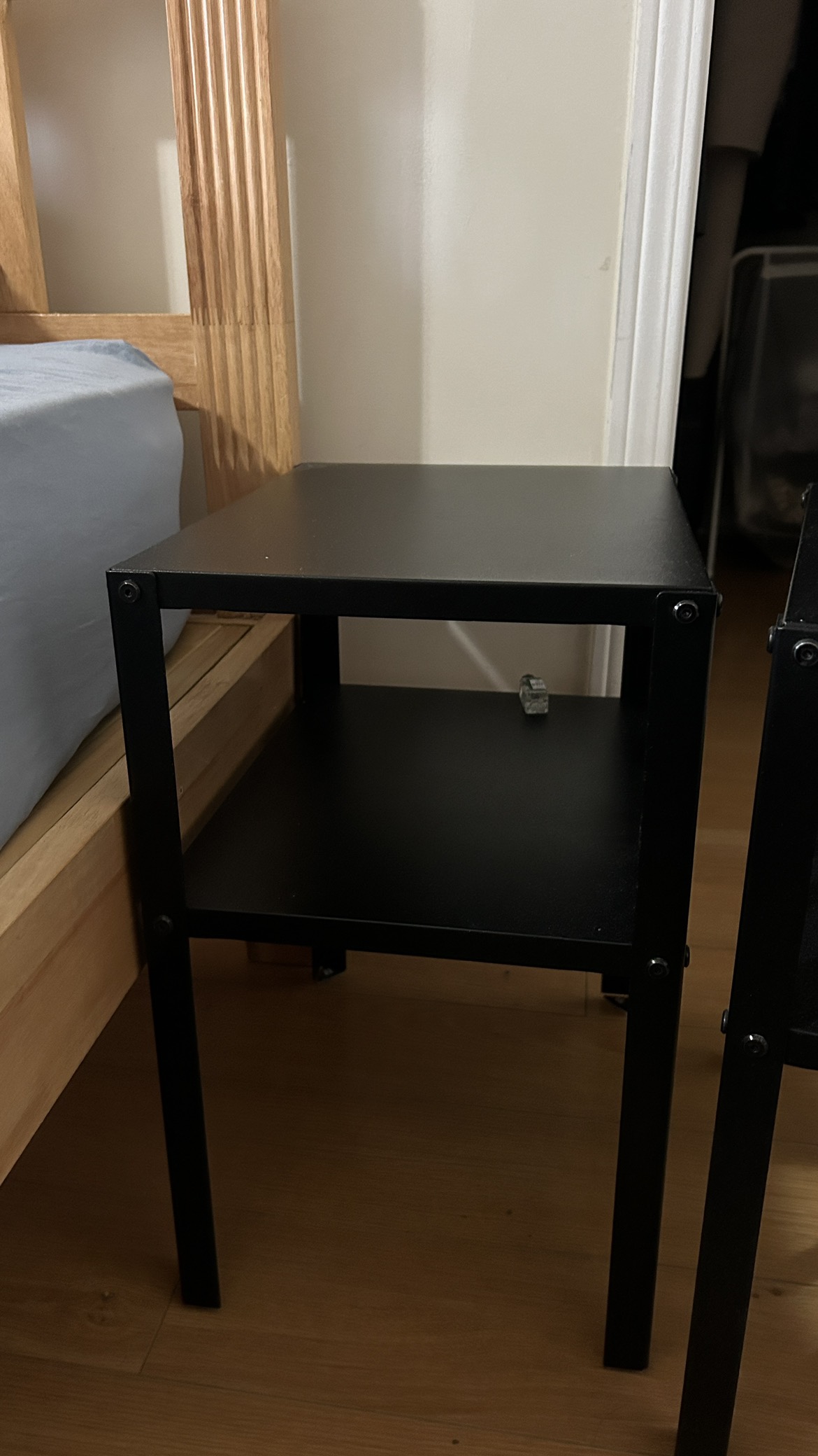 2 IKEA metal side tables - photo 2