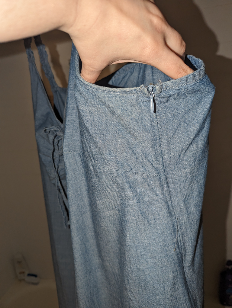Denim dress - photo 4