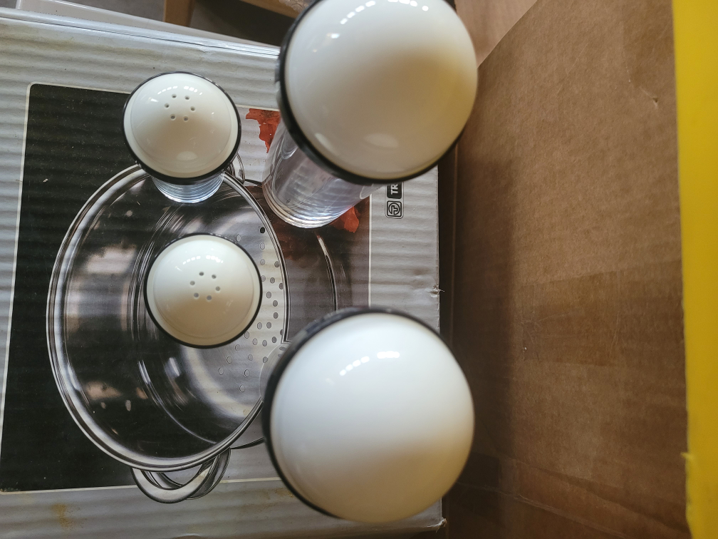 Containers for salt, pepper ,  etc. $10