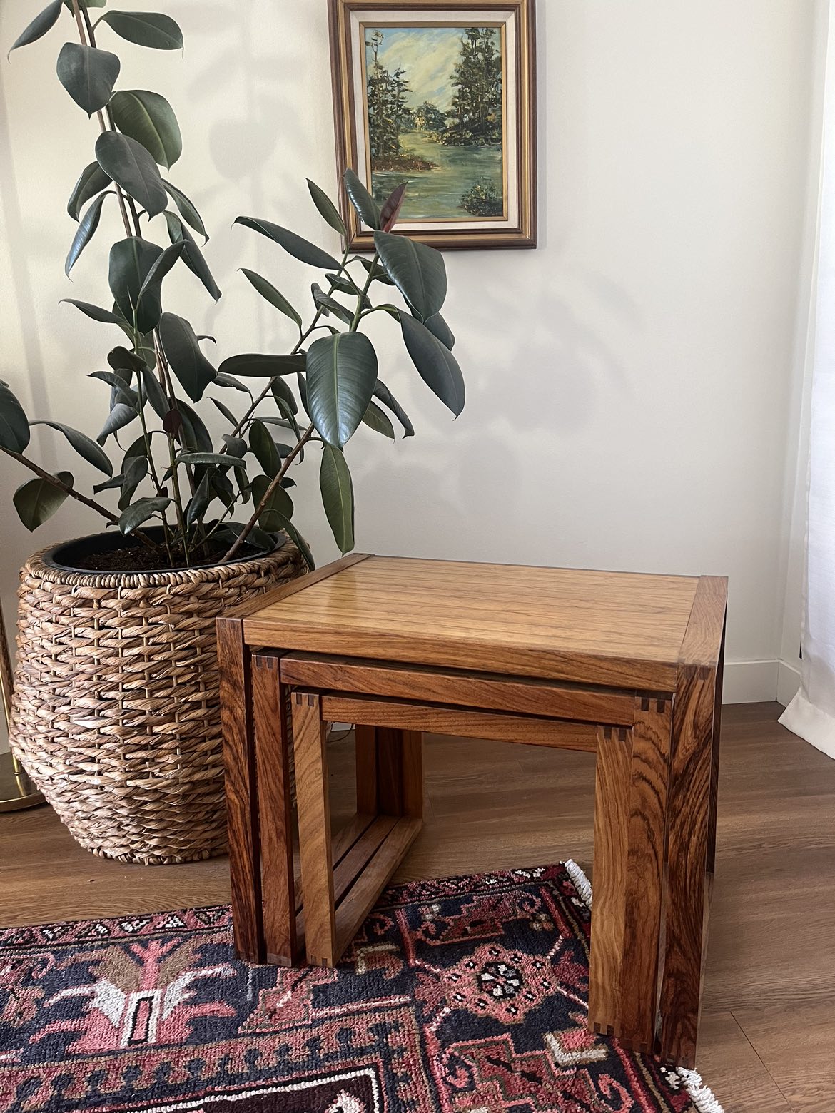 Mid-Century Rosewood nesting tables - photo 5