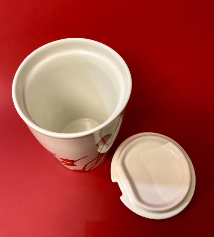 Coffee/Tea Tumbler with Lid image indicator(3)