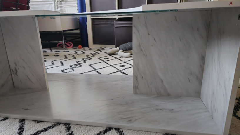Glass accent LED coffee table - photo 3
