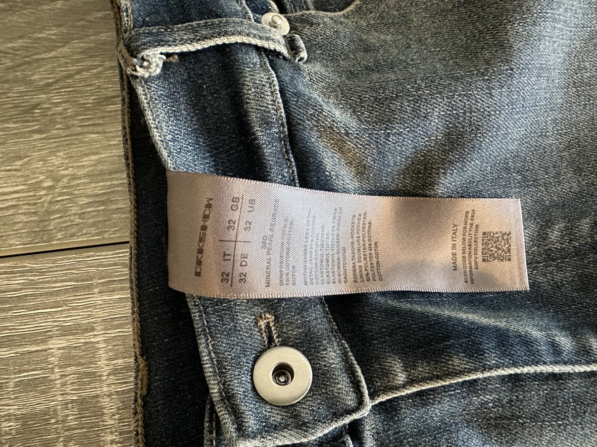 RICK OWENS DRKSHDW Blue Bolan Bootcut Jeans - photo 4