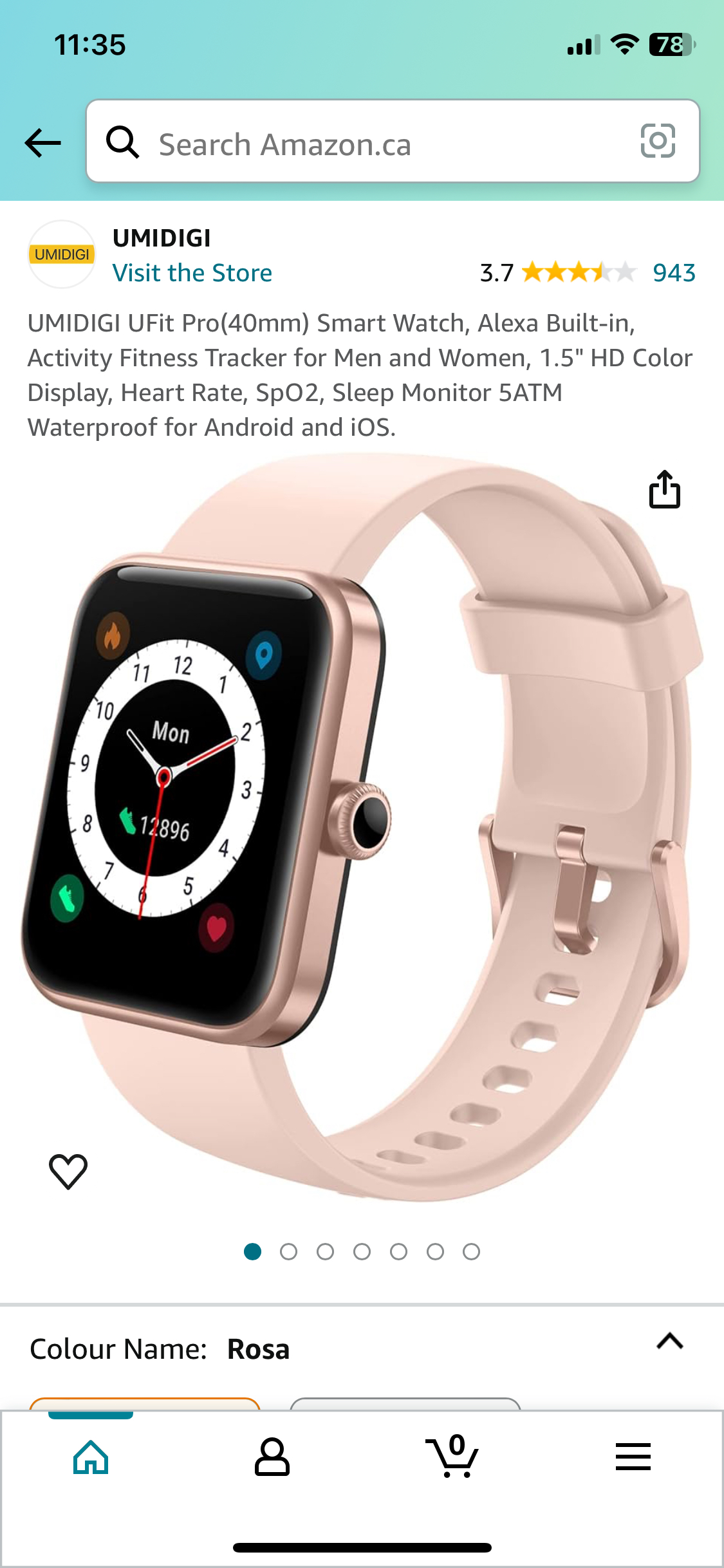 Smart watch from Amazon