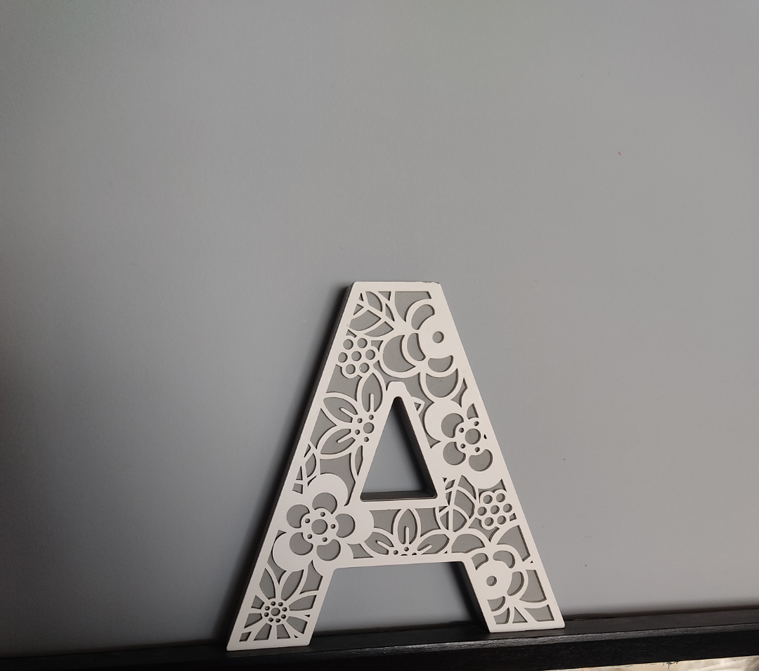 A letter Decor