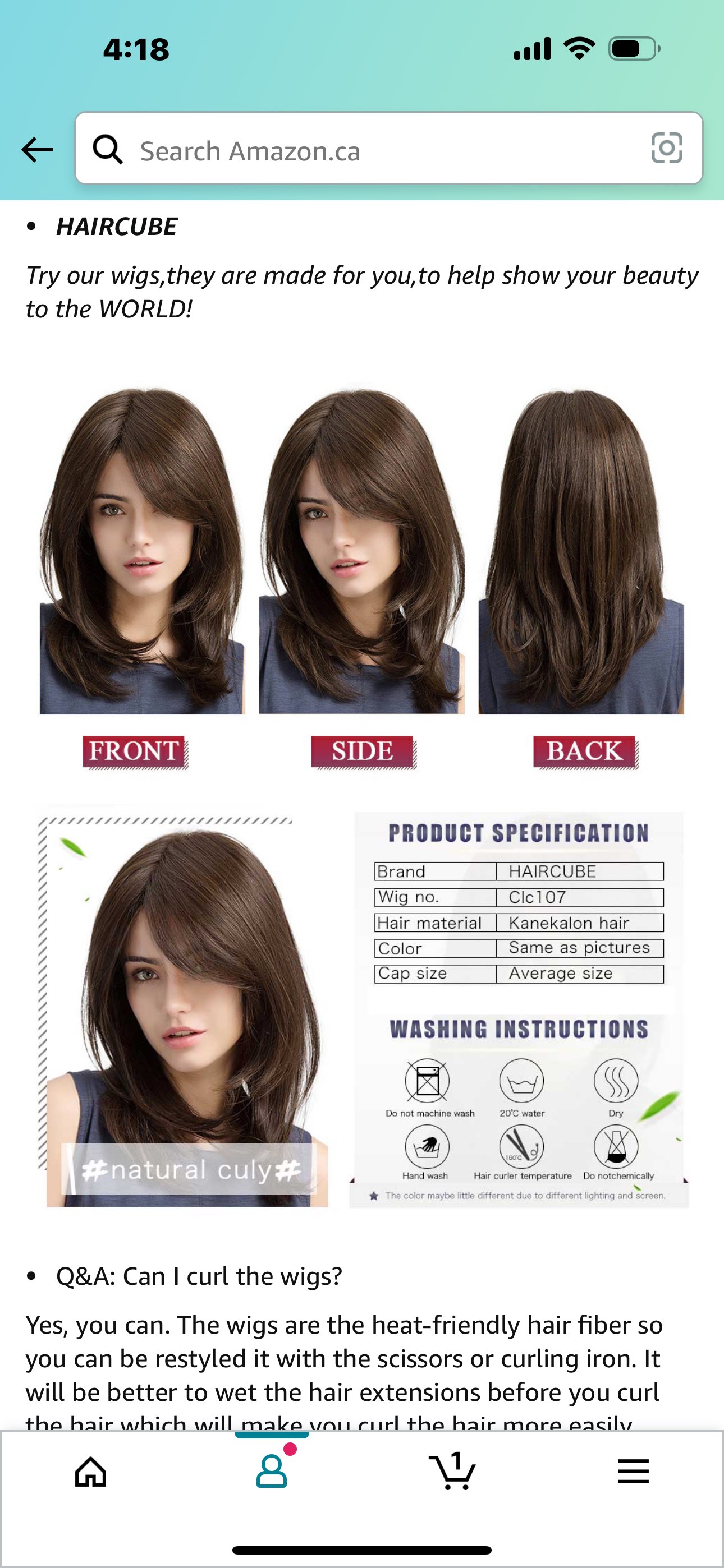 Wig for women - photo 2