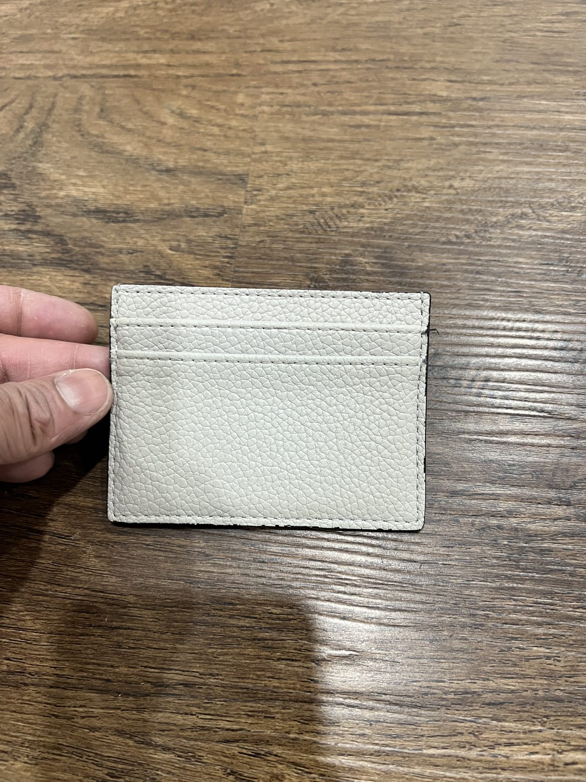 Leather Calvin Klein card holder, bought but hardly used - photo 2