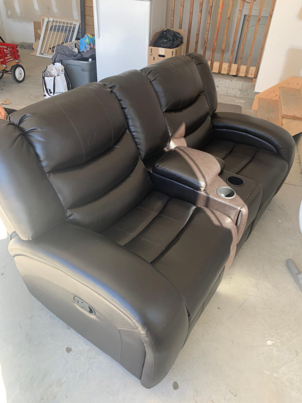 Faux Leather Recliner