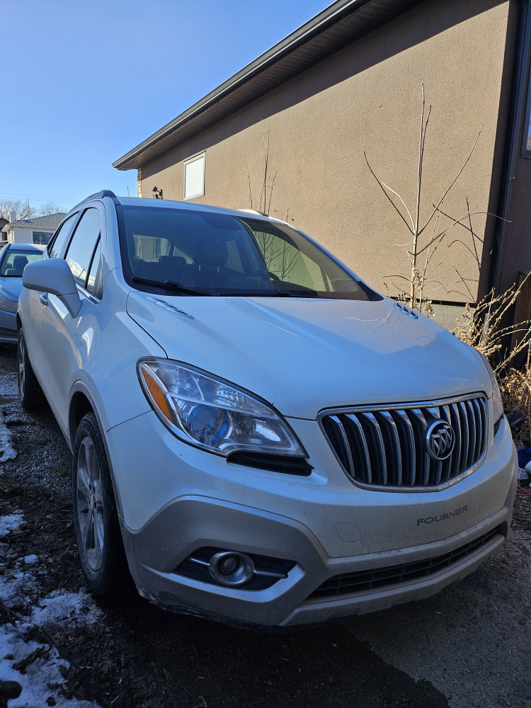 2013 BUICK ENCORE 4 DOOR FRONT WHEEL DRIVE WHITE SUV - photo 3