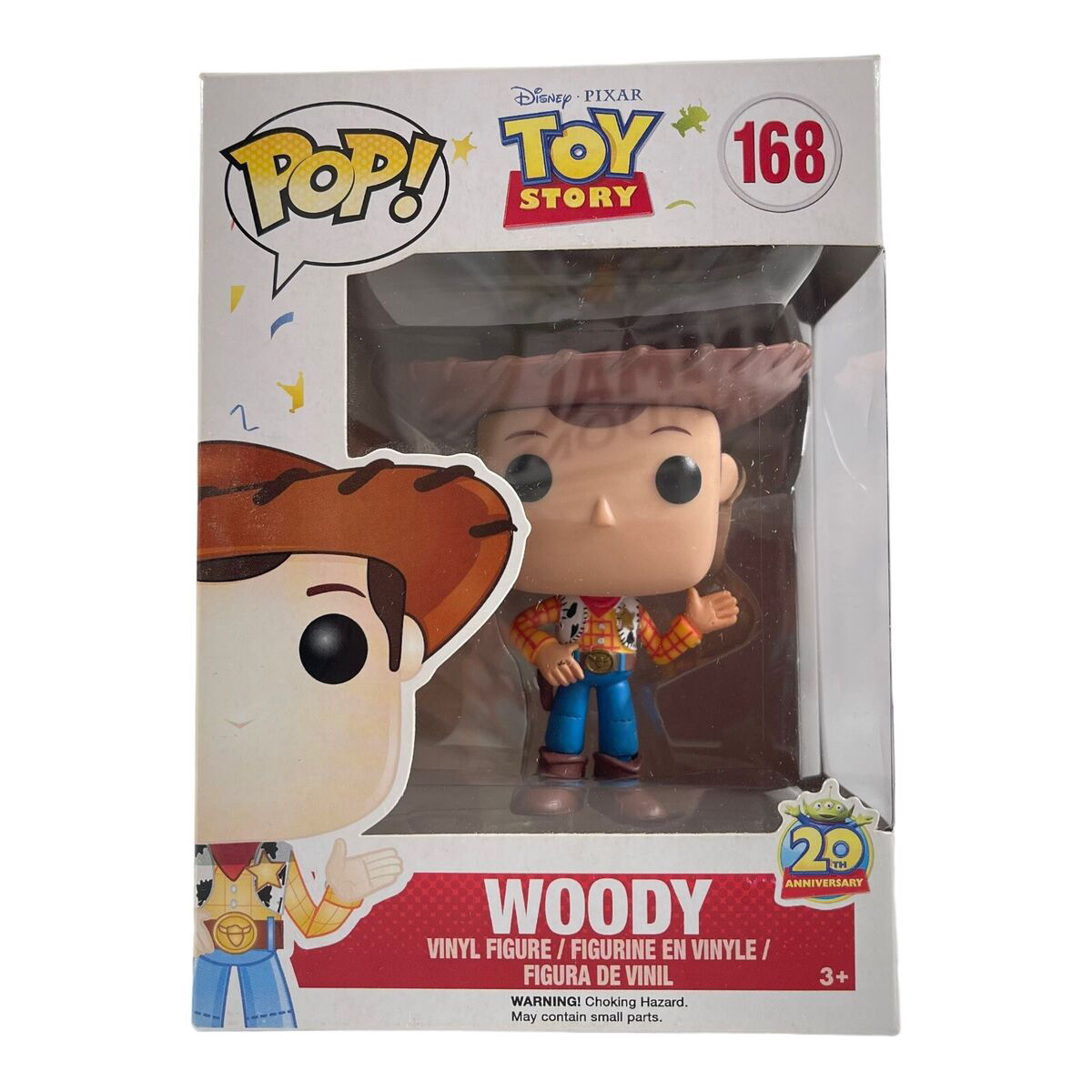 Brand New Mint Funko Pop! Disney Pixar Toy Story Woody #168 thumbnail