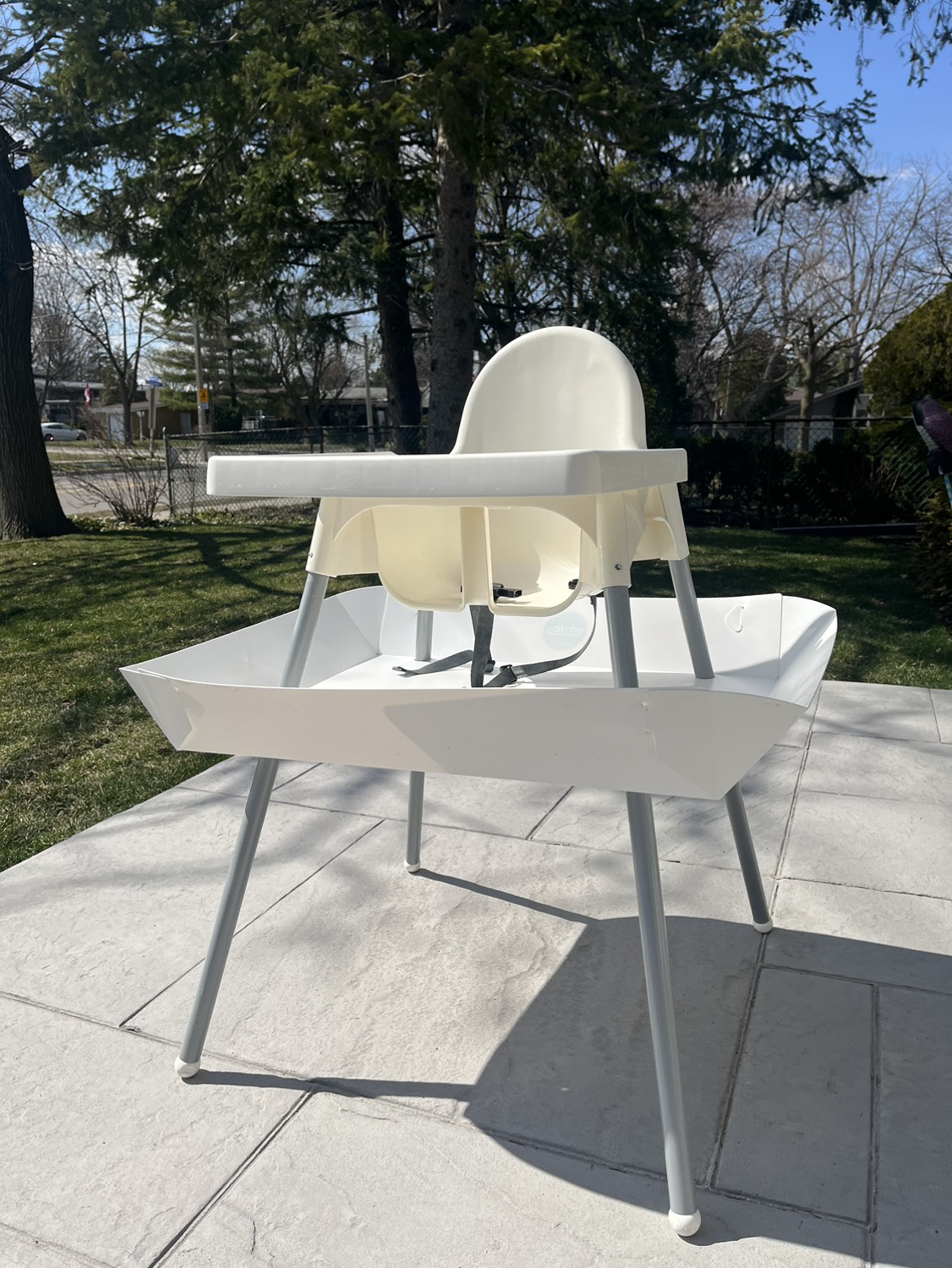 Ikea Antilop High Chair with Tray + Catchy attachment