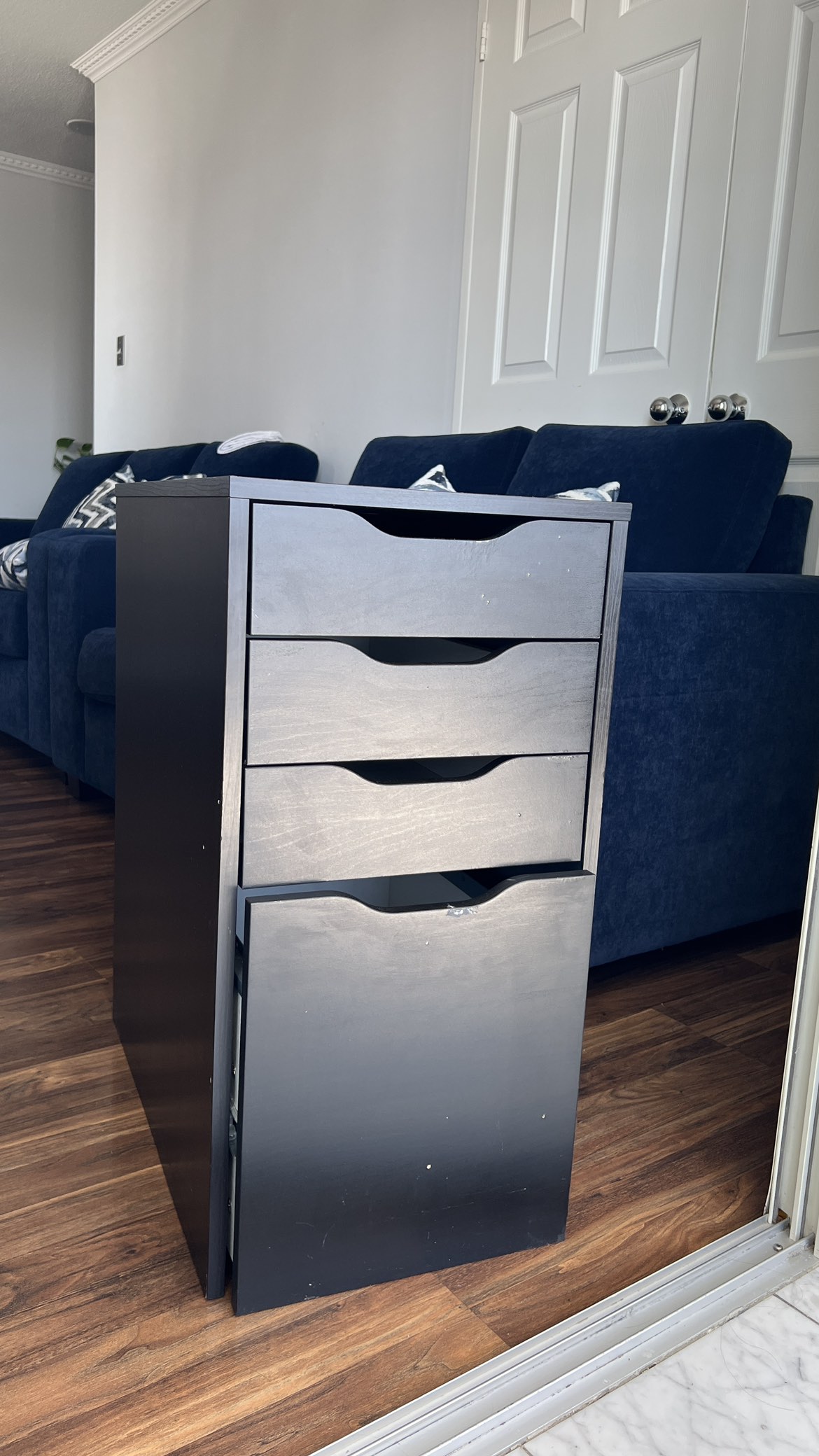 IKEA Alex Drawer - Black/Brown - 4 Drawers thumbnail