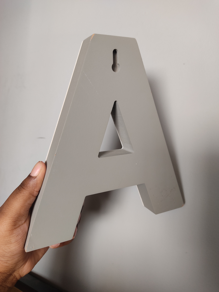 A letter Decor - photo 2