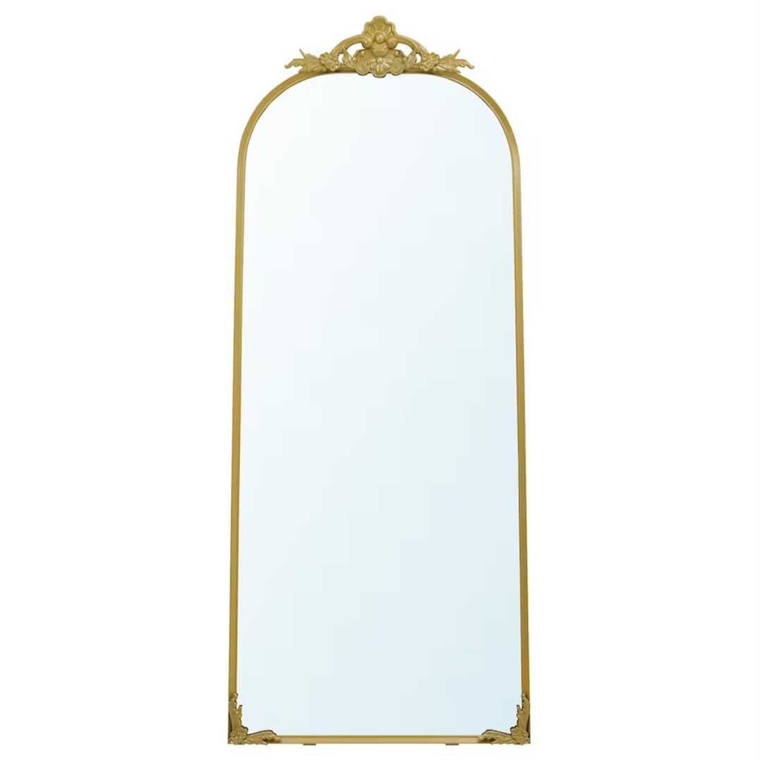 IKEA RÅMEBO Mirror, gold, 29 1/2x66 1/8 "