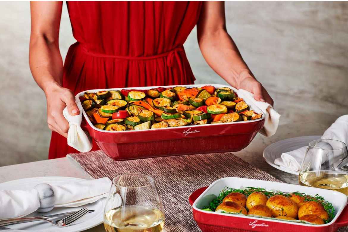 99% like-new Lagostina Ceramic Bakeware Set