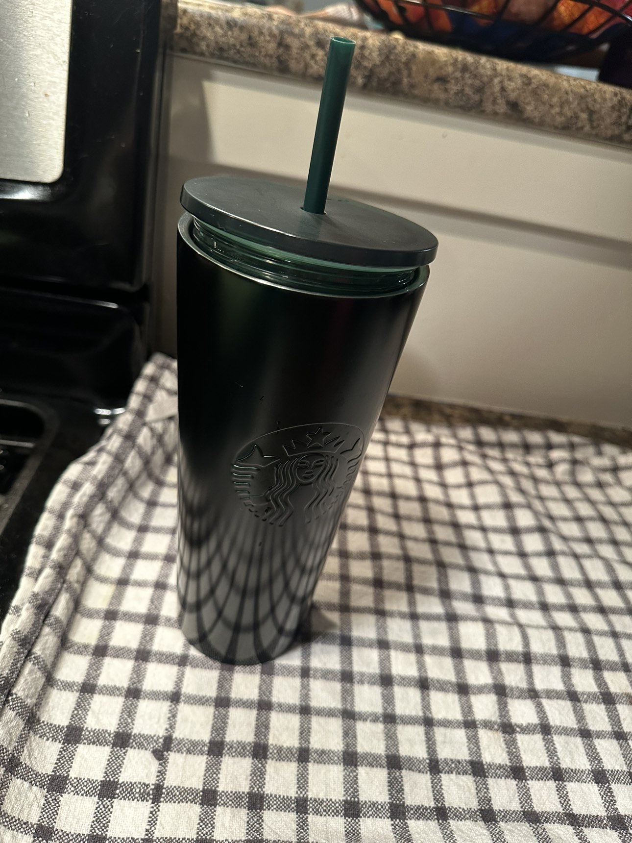 Dark green Starbucks insulated tumbler - photo 2