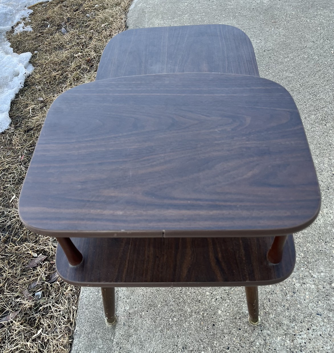 Mid-Century Modern End Table - $30 - photo 2