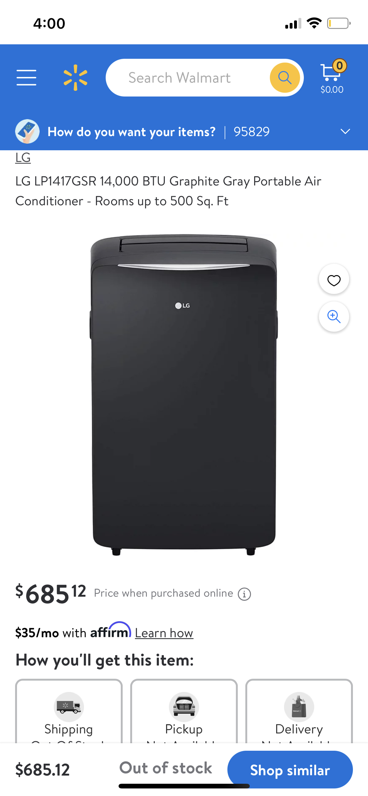 14 000 BTU LG Air Conditioner, Humidifier and Fan image indicator(2)