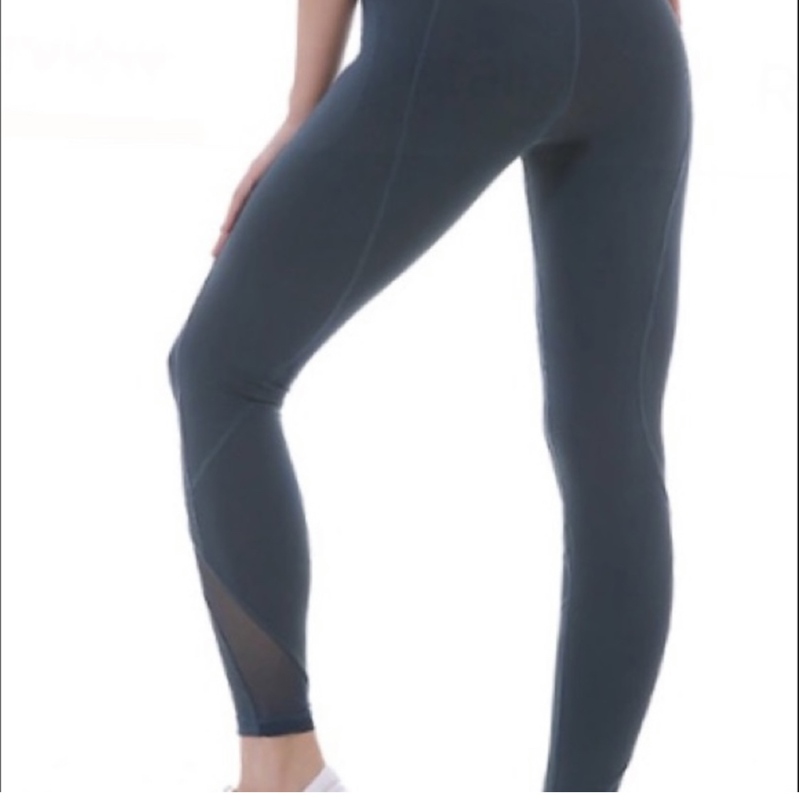 Hunter green yoga Atlantic leggings image indicator(2)
