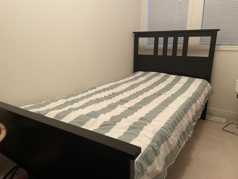 Twin bed and mattress thumbnail