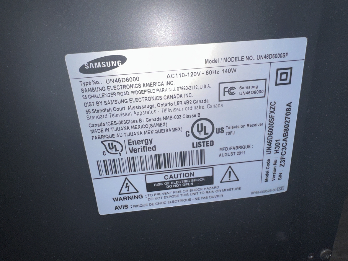 46inch flat screen TV - photo 2