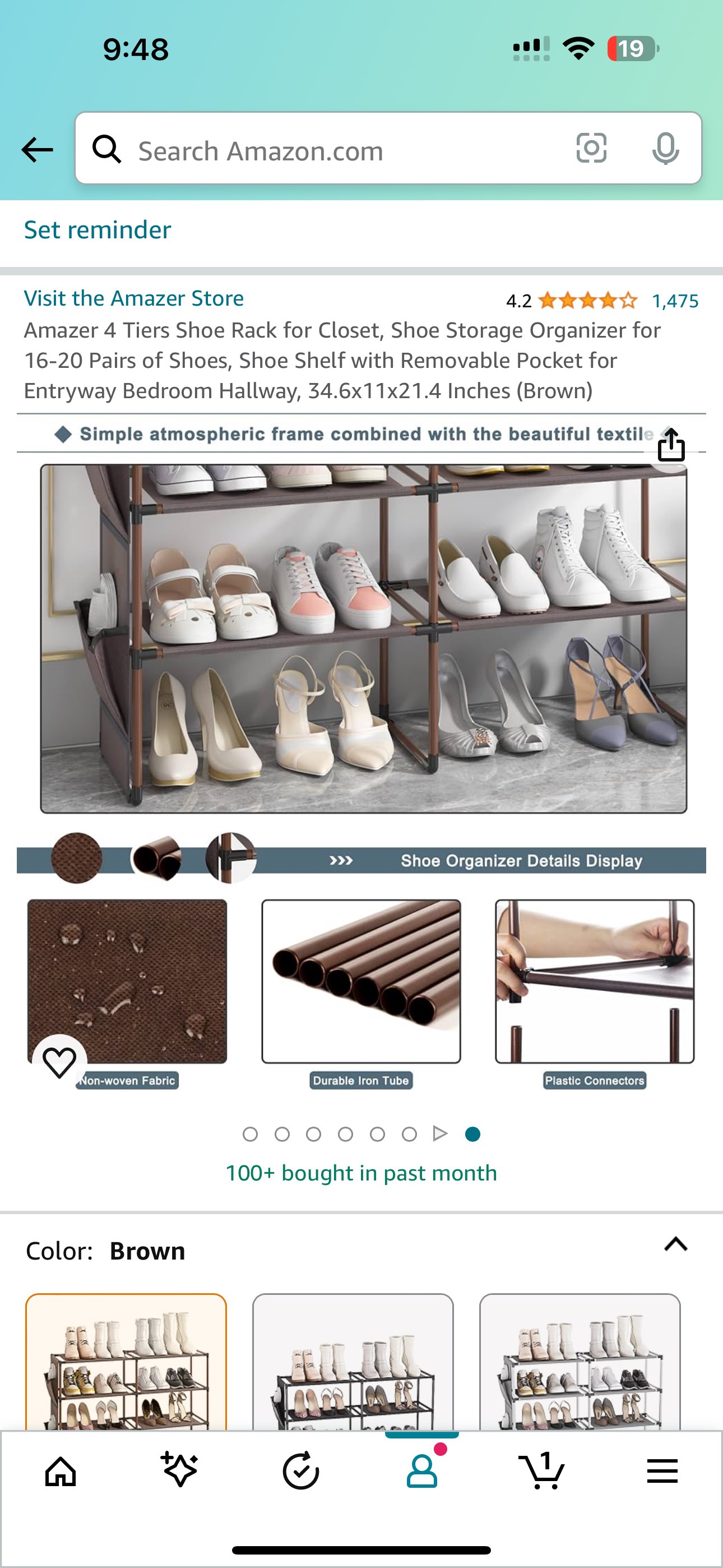 Shoe Rack (4 tiers) - photo 2