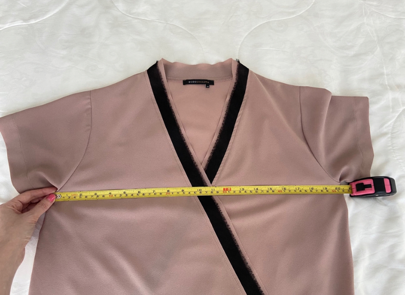 BCBGMAXAZRIA Drape Wrap Top, Size XS-S - photo 3