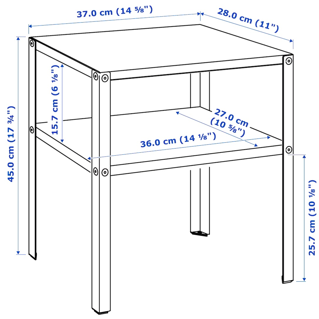 [MOVE OUT SALE] IKEA nightstand table - photo 2