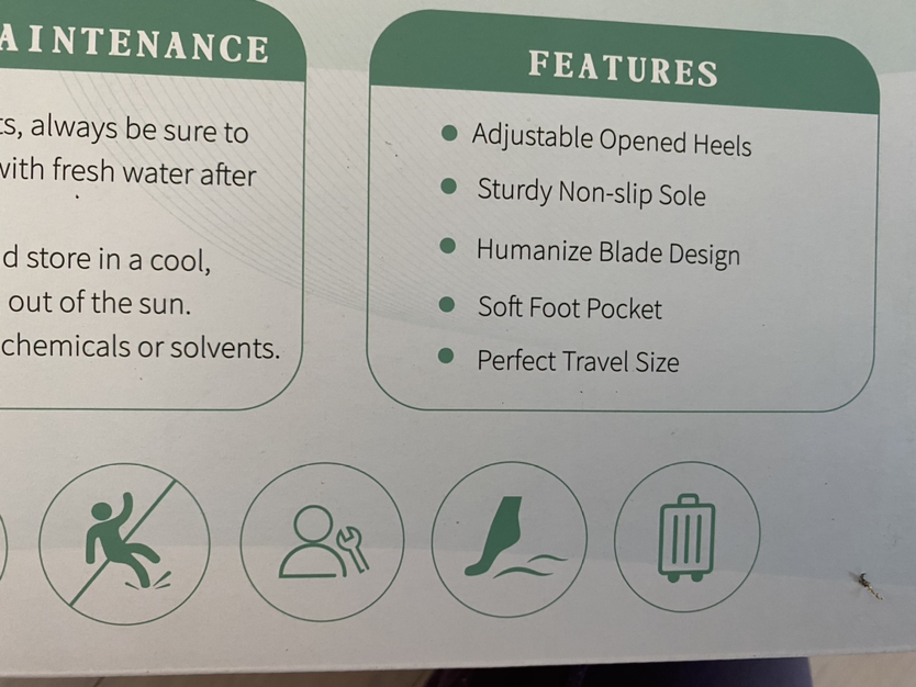 New fins and mask S/M image indicator(6)