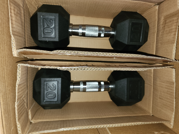 20lb Hex Dumbbell Set- FREE DELIVERY WITHIN THE GTA thumbnail
