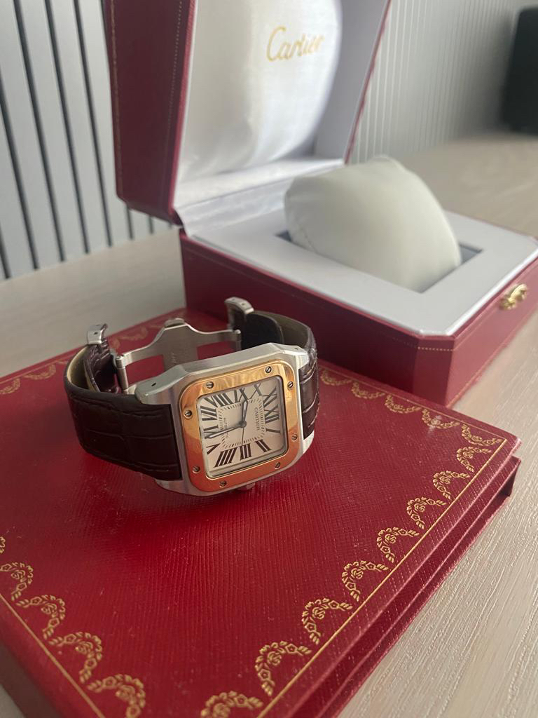 Cartier Santos 100 rose gold - photo 2