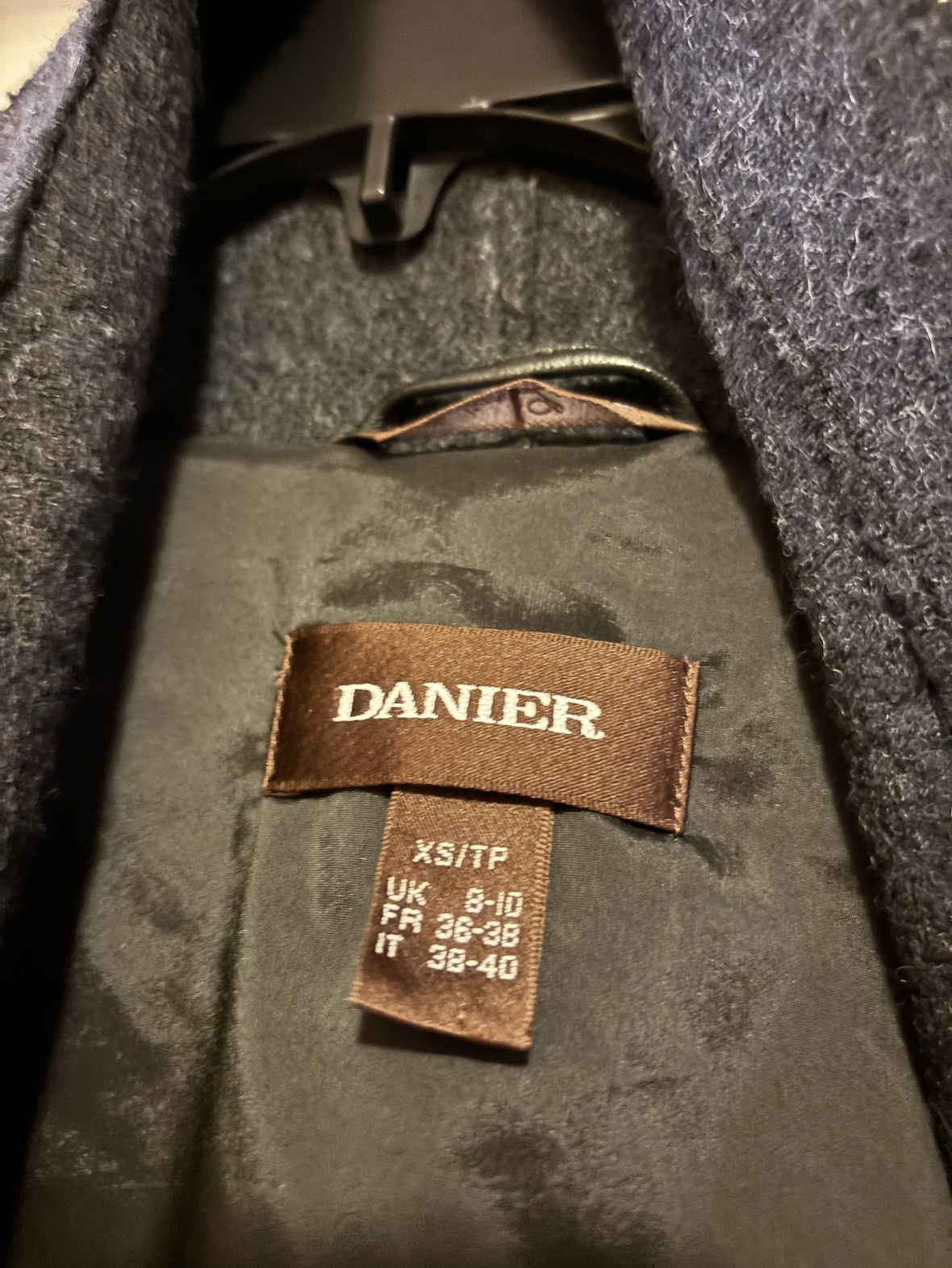 DANIER Wool and leather long cardigan jacket - photo 2