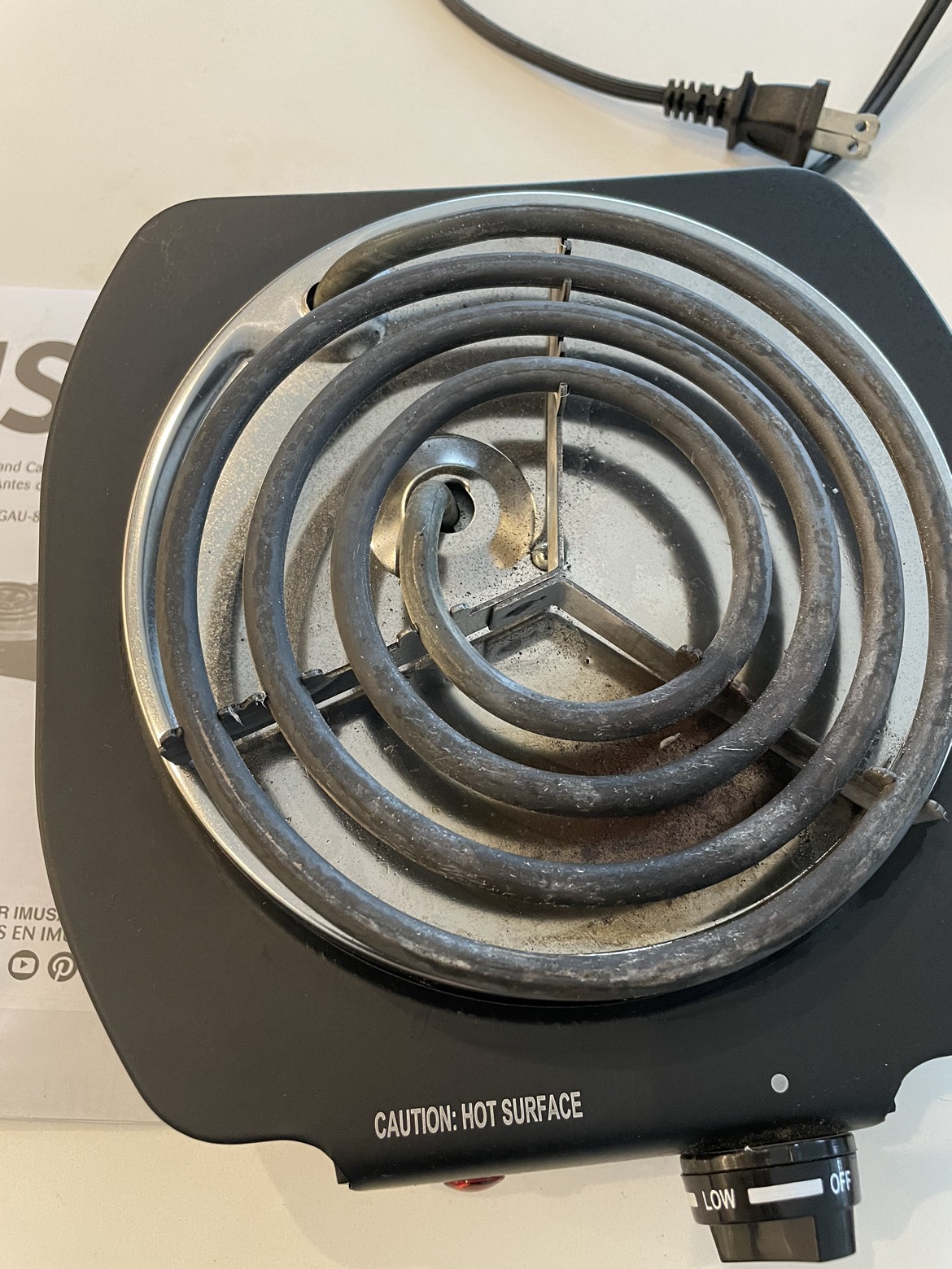 Electric single burner image indicator(2)