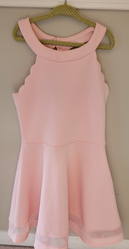 Lipsy Girls Pink Dress sz 9-10 years image indicator(3)