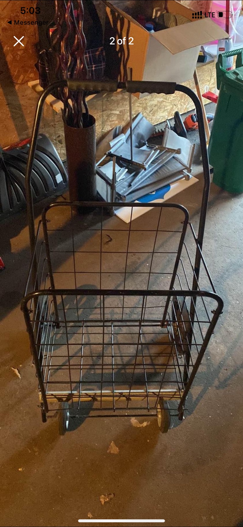 Large shopping cart