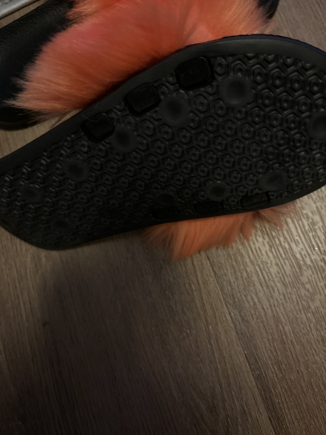 Faux fur women’s slides image indicator(3)