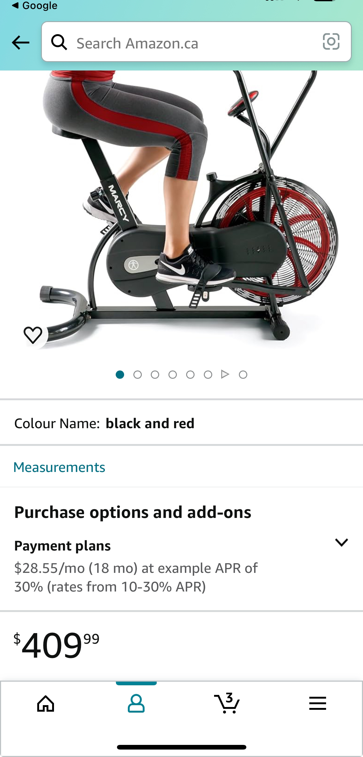 Marcy Exercise Bike - photo 2